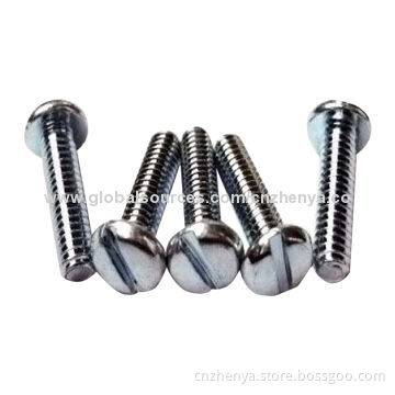 Round Head Machine Screws, Slotted Drive with CE MarkNew